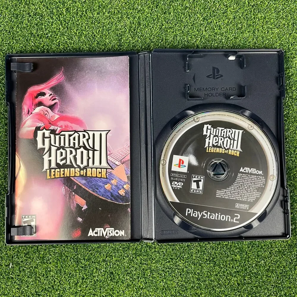 Guitar Hero 3 Legends Of Rock Sony PlayStation 2, PS2 Complete CIB
